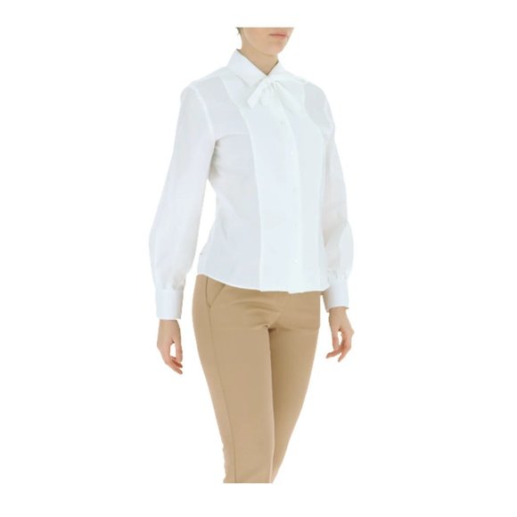 NWT Weekend Max Mara White Cotton Alsazia Shirt Size 8 MSRP$295 - Picture 5 of 7